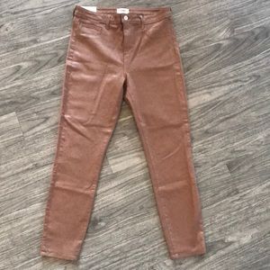 NEW WITH TAGS L’agence Brown Skinny Jeans